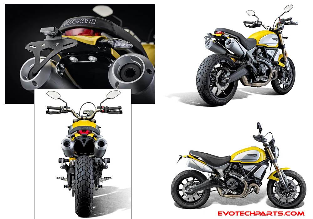 Ducati Scrambler 1100 licence plate holder (2018-2020)